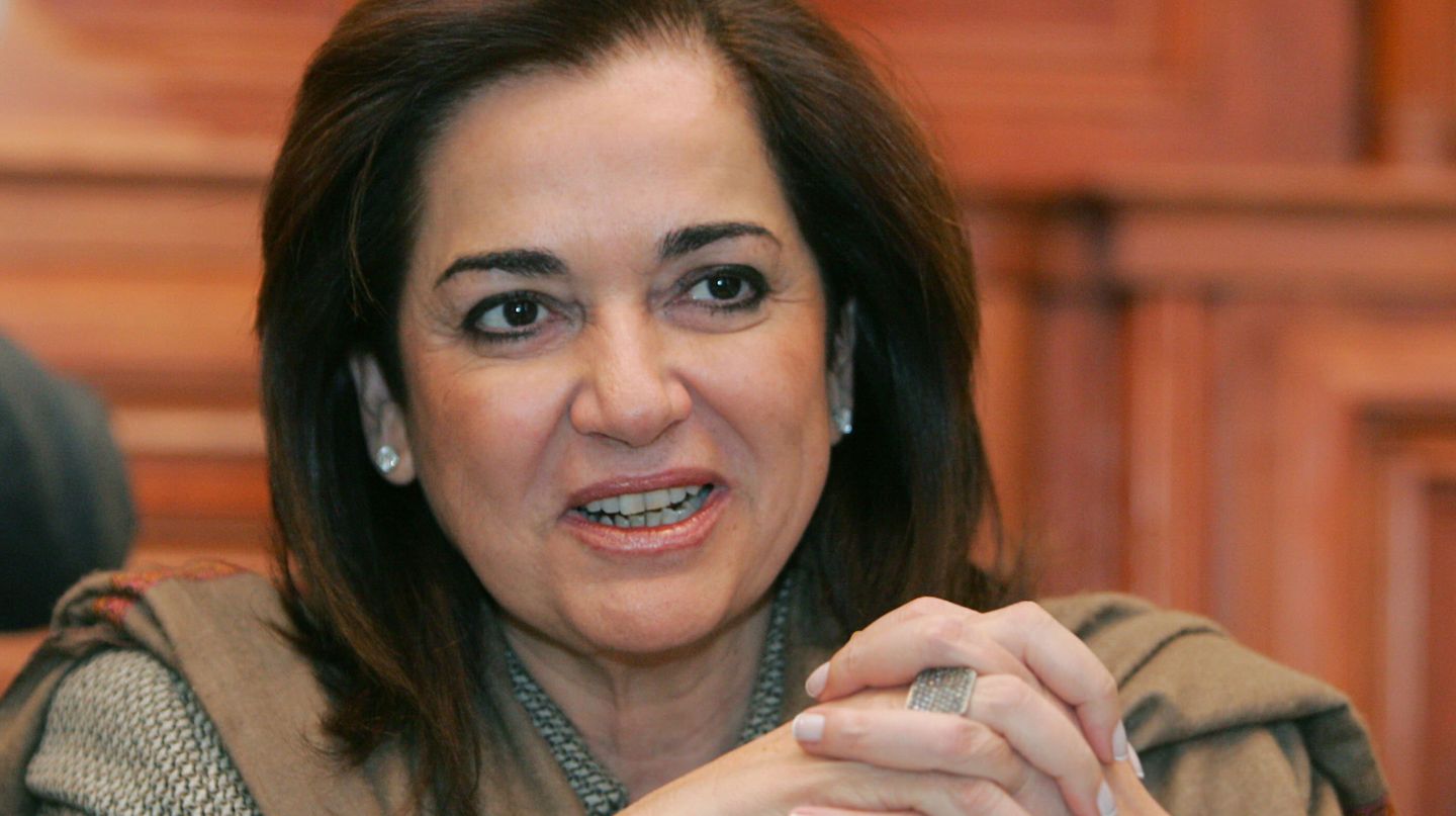 Dora Bakoyannis ist eine führende Politikerin der griechischen konservativen Partei Nea Demokratia