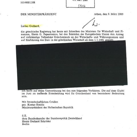 Staatsgeheimnis Griechen-Hilfe