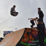 Diesen riesigen Skate-Park hat  das Festival der Stadt Roskilde als ganzjährige Einrichtung geschenkt.