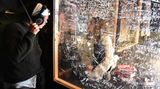 Auf dem Festivalgelände wird den Beuschern viel mehr geboten als Musik. So wohnt die Künstlerin Nana Francisca Schottländer 69 Stunden in einem gläsernen Haus und kommuniziert mit den Passanten über Texte an den Scheiben und eine Tonübertragung aus dem Inneren. Das Projekt nennt sich "Please be here now". 