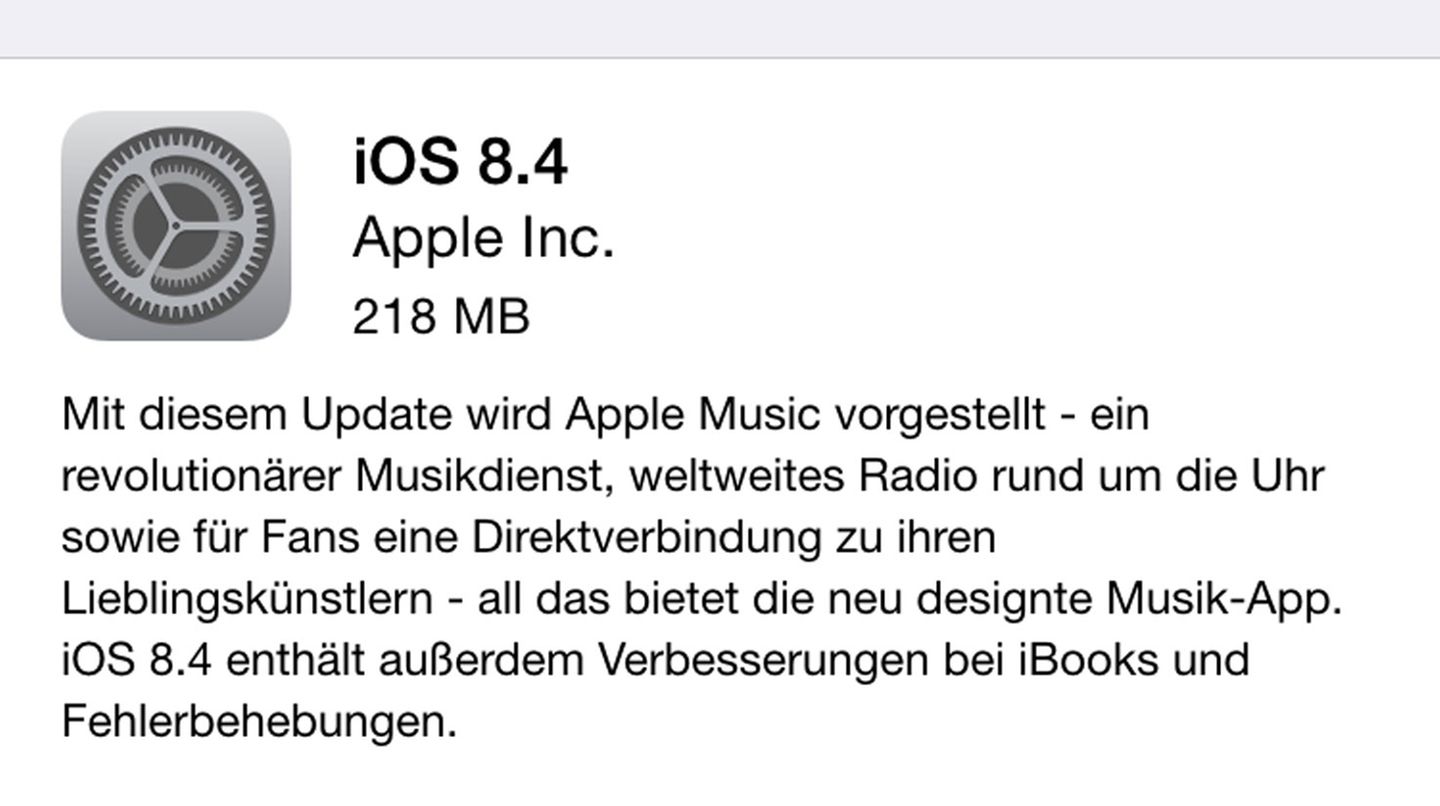iOS 8.4