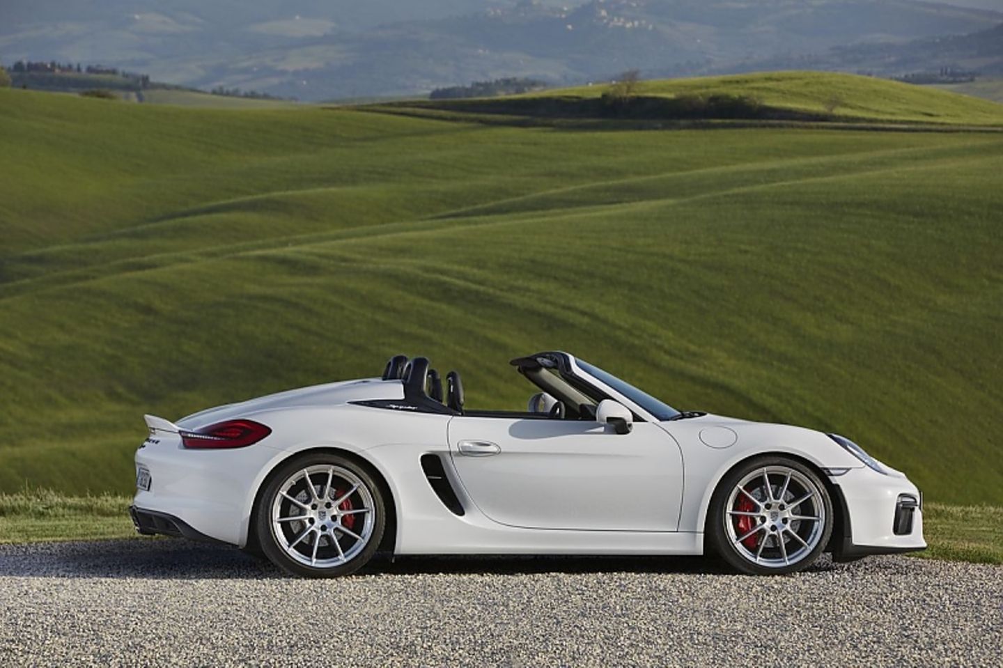 Der Porsche Boxster Spyder hat 375 PS.