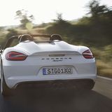 Eine Fahrt im Porsche Boxster Spyder macht richtig Laune.