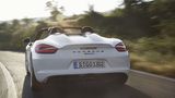 Eine Fahrt im Porsche Boxster Spyder macht richtig Laune.