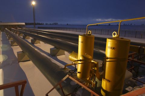 Eine russische Gaspipeline