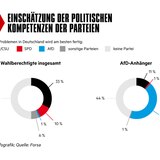 Weitere Ergebnisse der Forsa-Umfrage zur AfD