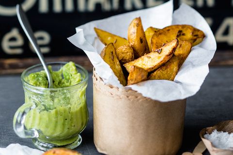 Rezept für knusprige Kartoffelecken