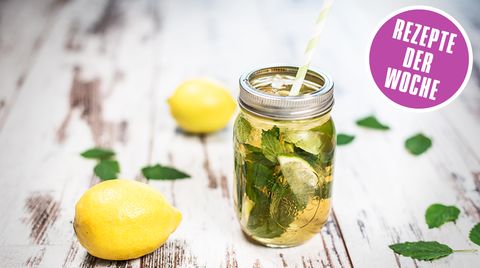 Foodbloggerrezepte: Eistee mit Salbei, Minze und Zitrone