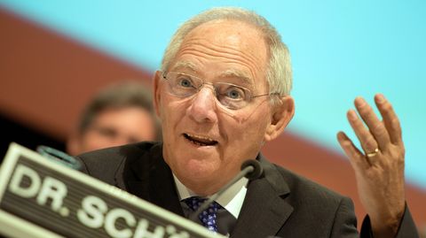 Bundesfinanzminister Wolfgang Schäuble