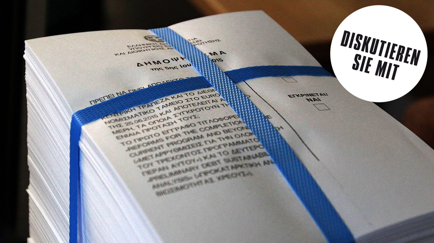 Griechenlands Referendum zur Schuldenkrise Was passiert, wenn die