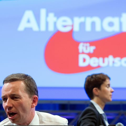 Bernd Lucke und Frauke Petry