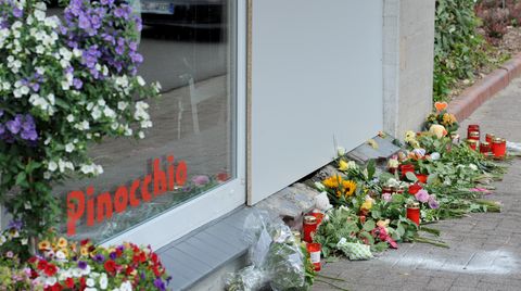 In diese Eisdiele in Bremervörde raste ein Auto und tötete ein Mann und ein Kleinkind