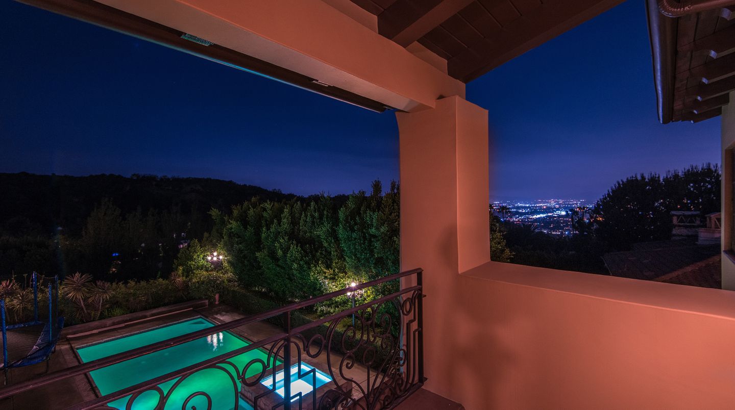 Blick auf Pool Los Angeles