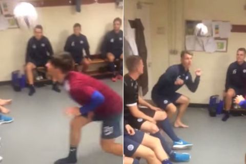 Mit viel Geschick trainiert diese Jugend-Mannschaft den Kopfball