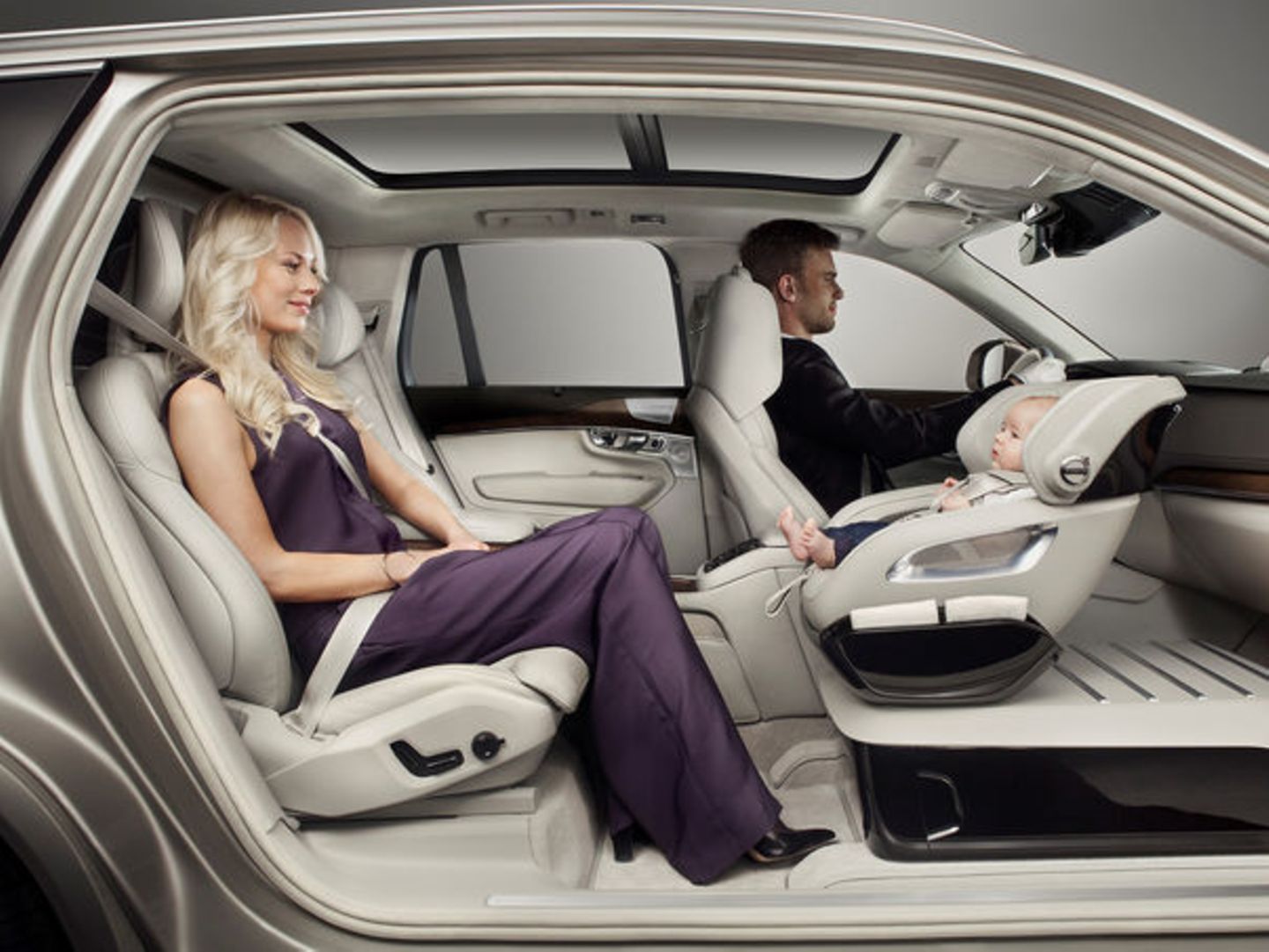 Kindersitz für Volvo XC90: Der Luxuskinderwagen