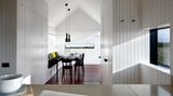 Die Innenansicht des Shingle House