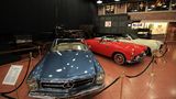 Mercedes-Benz 230 SL (1967), Ford Thunderbird (1956) und Buick Skylark Convertibel (1967)