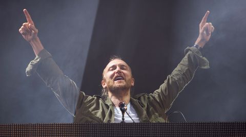 David Guetta bei seinem Auftritt auf dem The New Look Wireless Festival in London