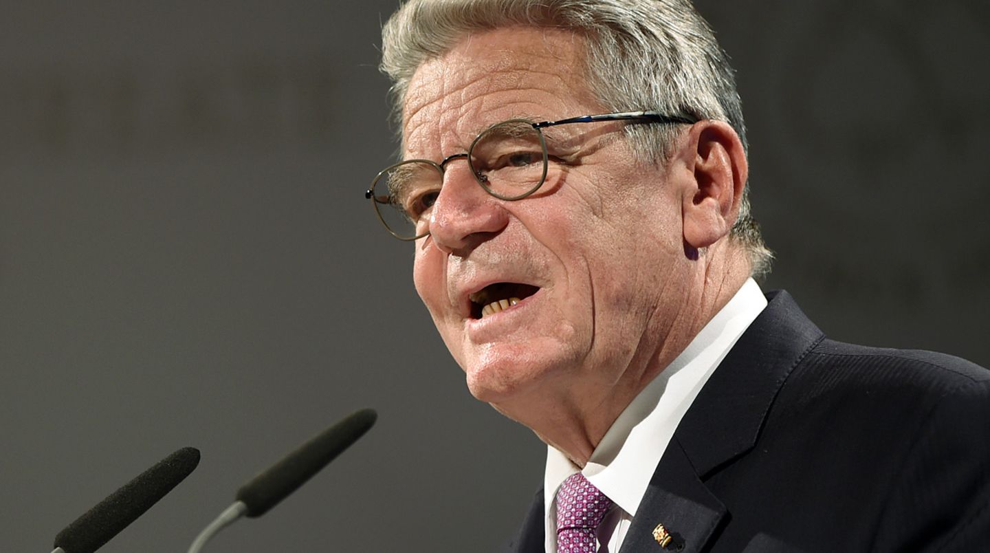Joachim Gauck fand in Berlin deutliche Worte zur aktuellen Flüchtlingssituation in Deutschland