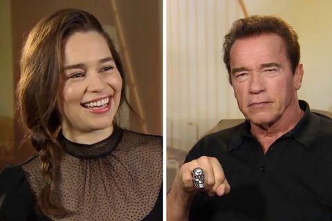Die "Terminator Genisys"-Stars beim exklusiven Interview in Berlin.