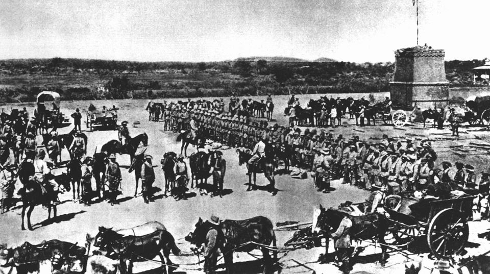 Deutsche Schutztruppe in Südwest-Afrika um 1904