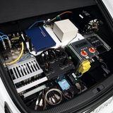 Noch nimmt die Technik, die für das autonome Fahren benötigt wird, viel Raum ein. Auch das wird sich ändern.