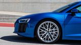 Der Audi R8 V10 rollt auf mächtigen Walzen