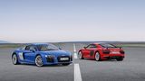 Den neuen Audi R8 V10 gibt es in zwei Versionen: Die "normale" mit 540 PS und die stärkere mit 610 PS
