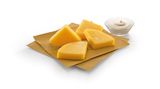 Polenta-Ecken mit Gorgonzola-Dip