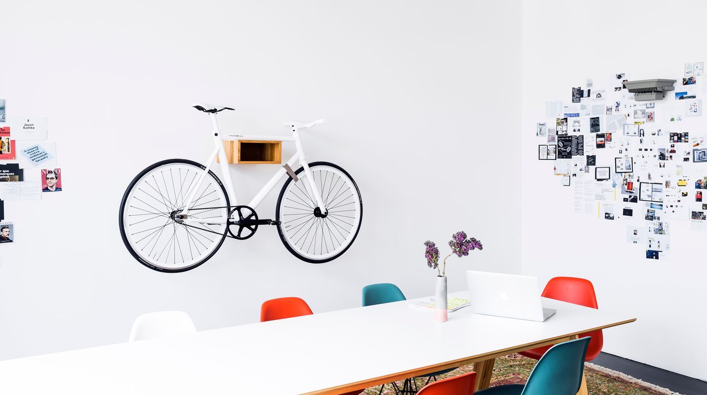 Mikili, die Radaufhängung fürs Büro Fahrrad im Büro an die Wand hängen