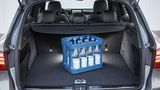 Mercedes GLC 250d 4matic - der Kofferraum schluckt mehr als einen Wasserkasten