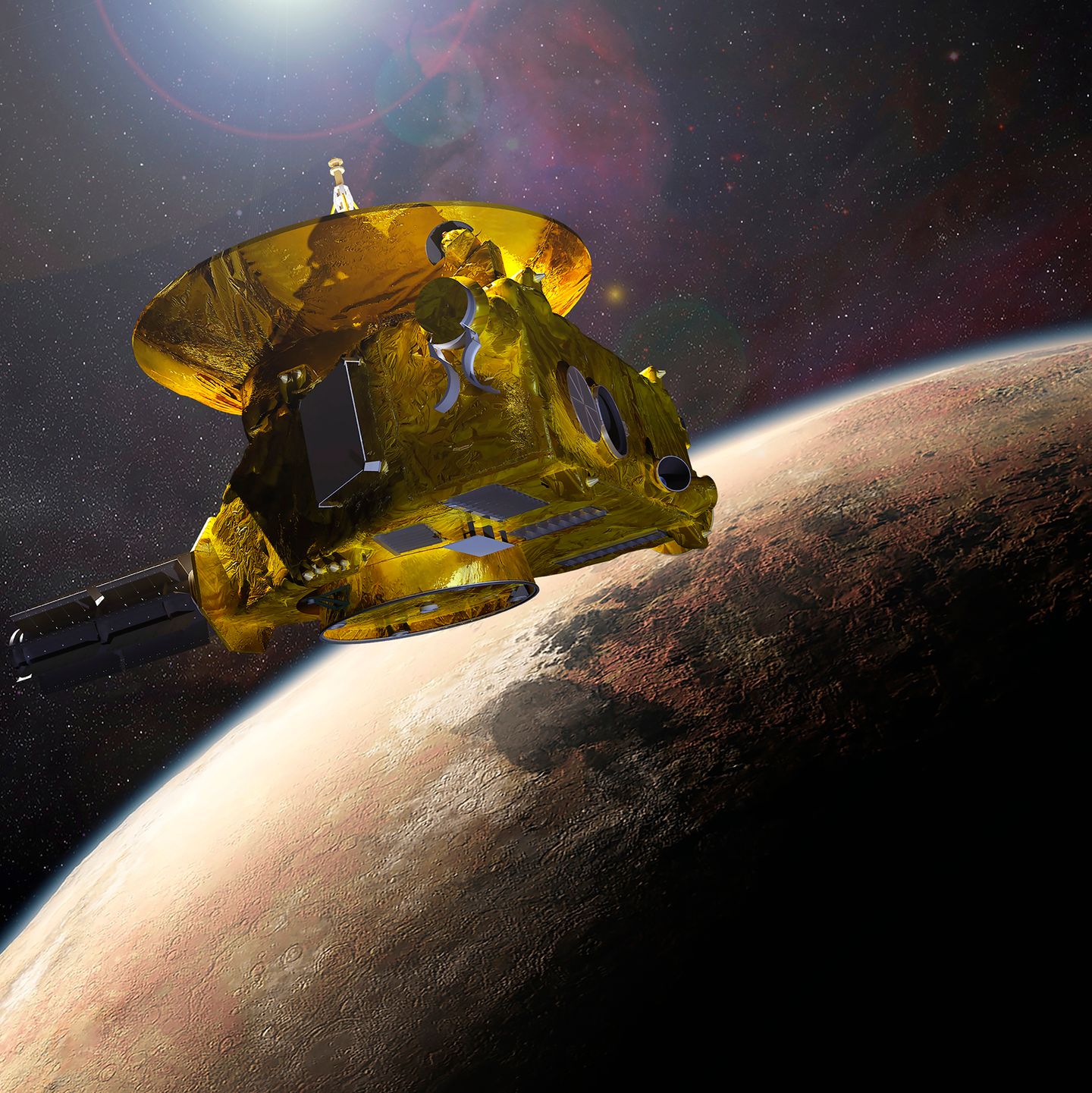 Pluto Bekam Besuch Von Raumsonde New Horizons Stern De