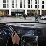 Das City Safety System, das Auffahrunfälle im Geschwindigkeitsbereich bis 50 km/h verhindert, ist serienmäßig