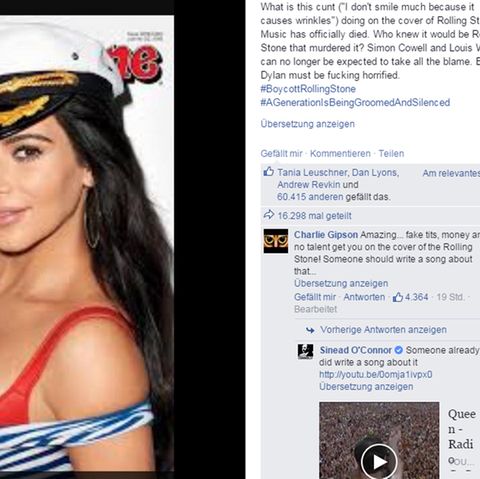Kim Kardashian auf dem Rolling Stone
