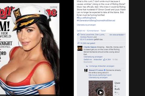 Kim Kardashian auf dem Rolling Stone