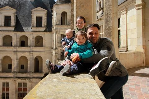 Susan Salzbrenner mit ihrem Mann Eduardo und den Kindern Vanessa und Victor