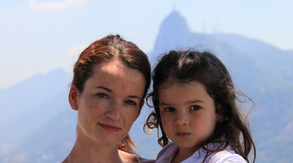 Mutter und Tochter Mutter und Tochter bei einer Reise nach Rio de Janeiro