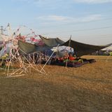 Einige Besucher versuchen sich vor der Abreise noch ein paar Stunden auszuruhen. Schön war's: "Have a great Year! Wir sehen uns im nächsten Jahr!"