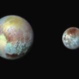 Pluto und sein größter Mond Charon