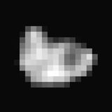 Grob-pixeliges Bild von Pluto-Mond Hydra