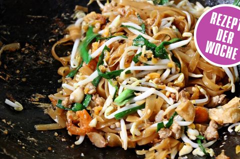 Pad Thai im Wok
