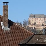 Blick auf die Marburg