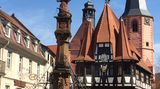 Das alte Fachwerk-Rathaus von Michelstadt