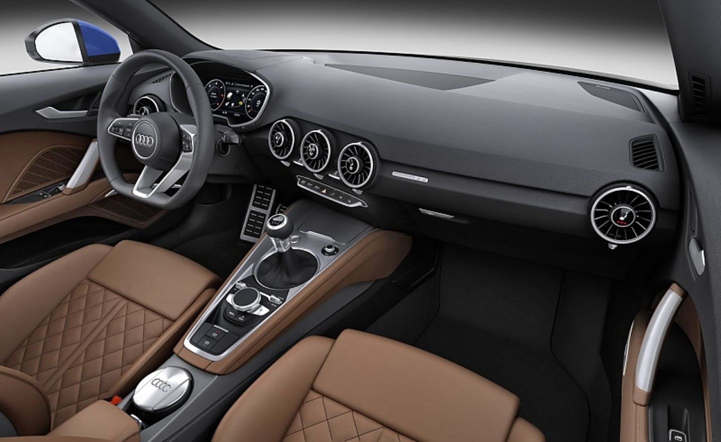 Das Interieur ist fein verarbeitet