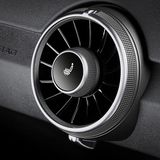 Der Knopf für die Sitzheizung des Beifahrers befindet in der rechten Belüftungsdüse