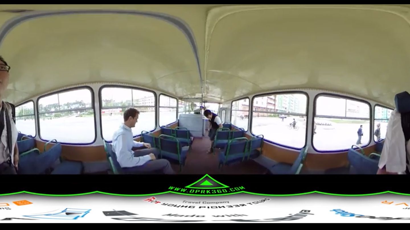 360-Grad-Ansicht Bus-Nordkorea