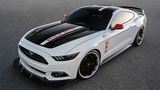 Die Lackierung der Ford Mustang Apollo Edition entspricht der, der Saturn-V-Raketen