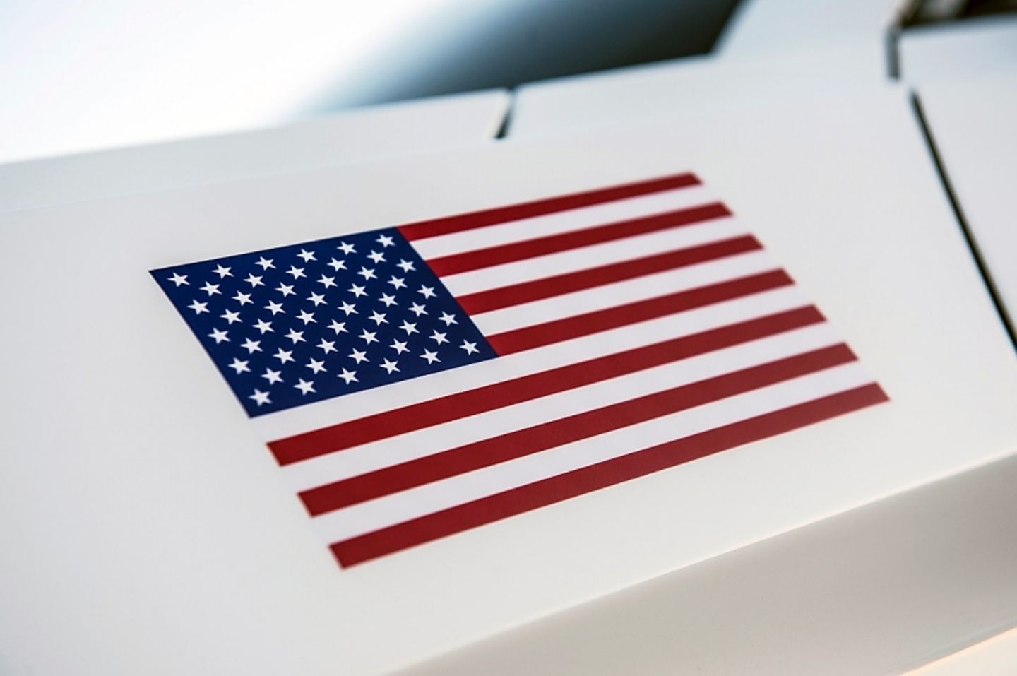 Due USA-Flagge darf natürlich nicht fehlen