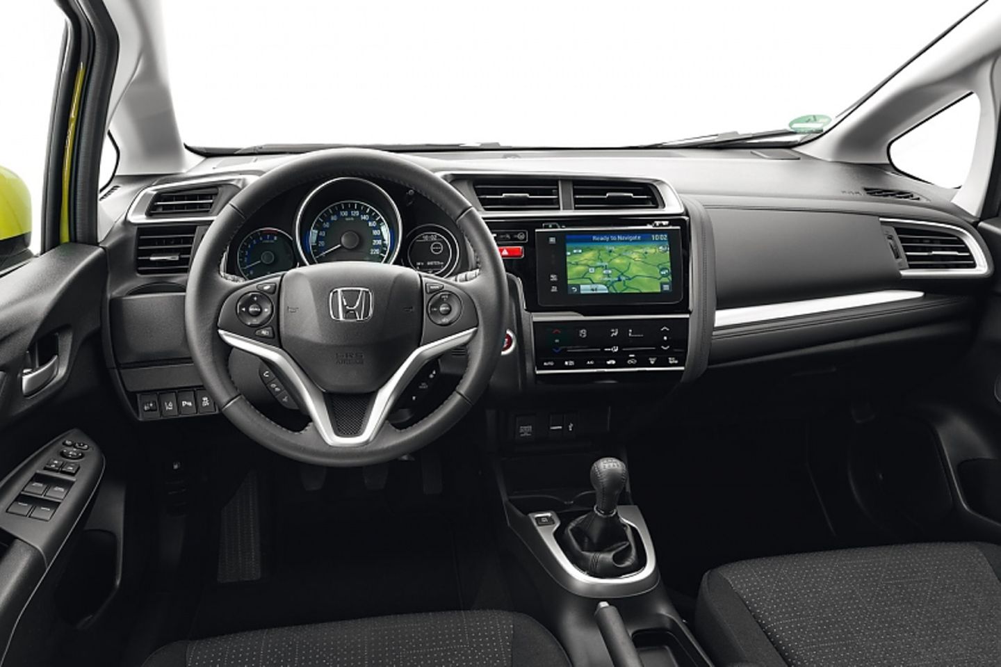 Das Cockpit des Honda Jazz 1.3i