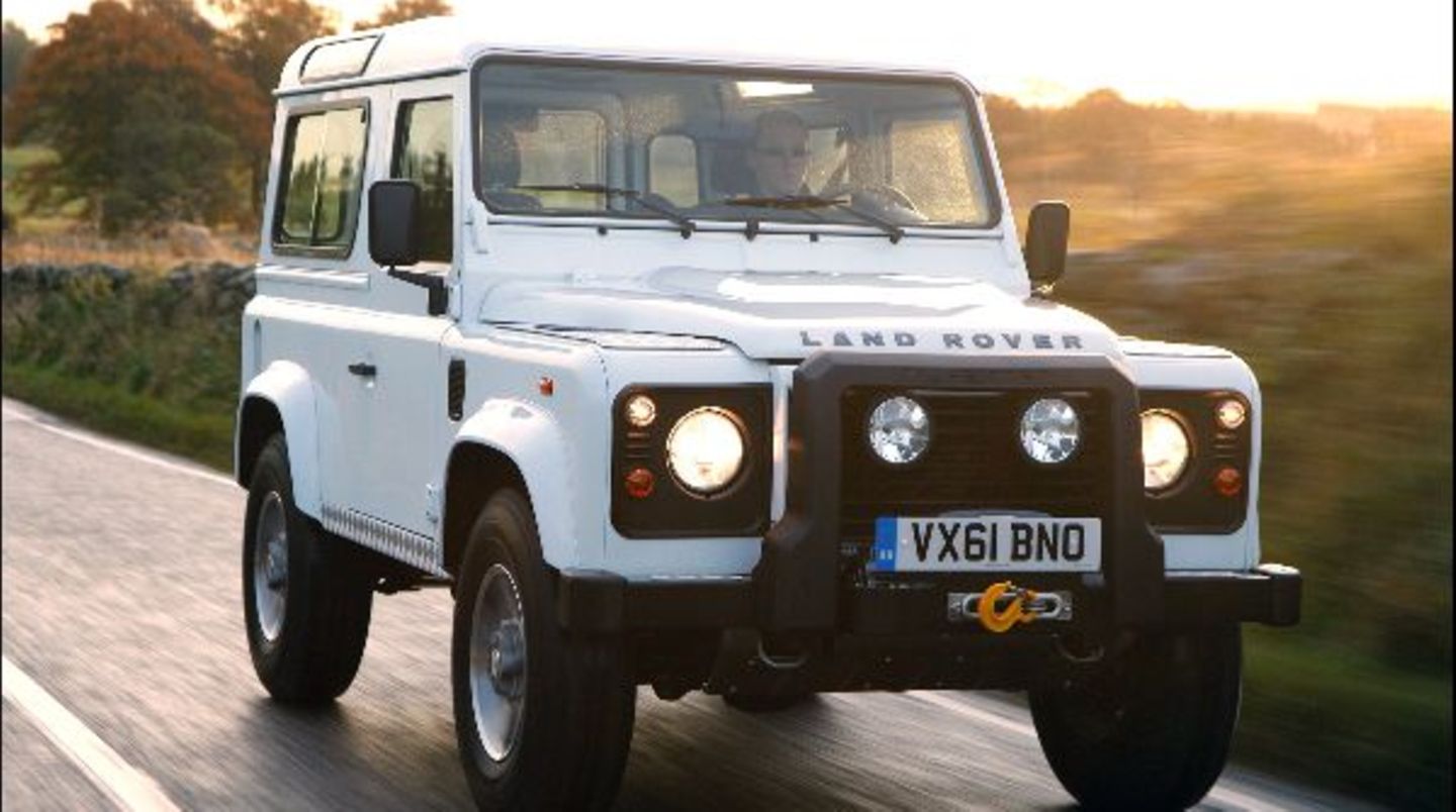 Der Land Rover Defender darf noch weiter fahren